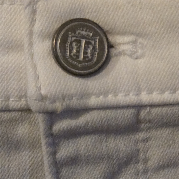 Talbots Women's 18 Eggshell White High Waist Jegging Crop 5 Pockets Modern Chic - Picture 7 of 16